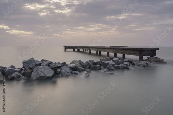 Fototapeta Abandom Jetty
