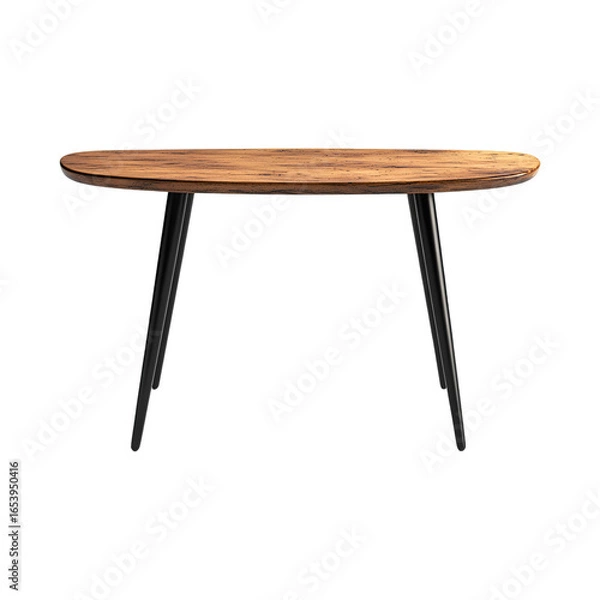 Obraz wooden table isolated on white
