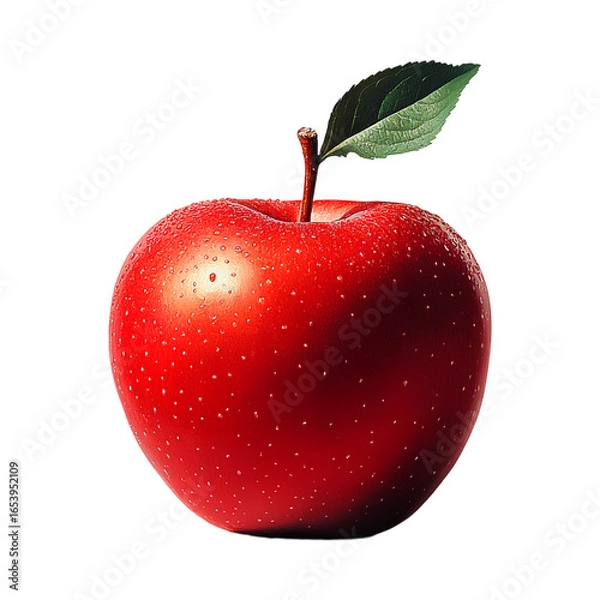 Obraz red apple isolated on white