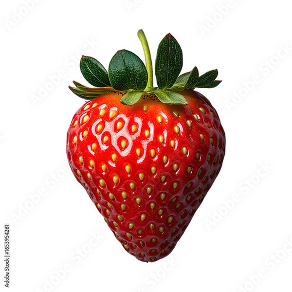 Obraz strawberry isolated on white background