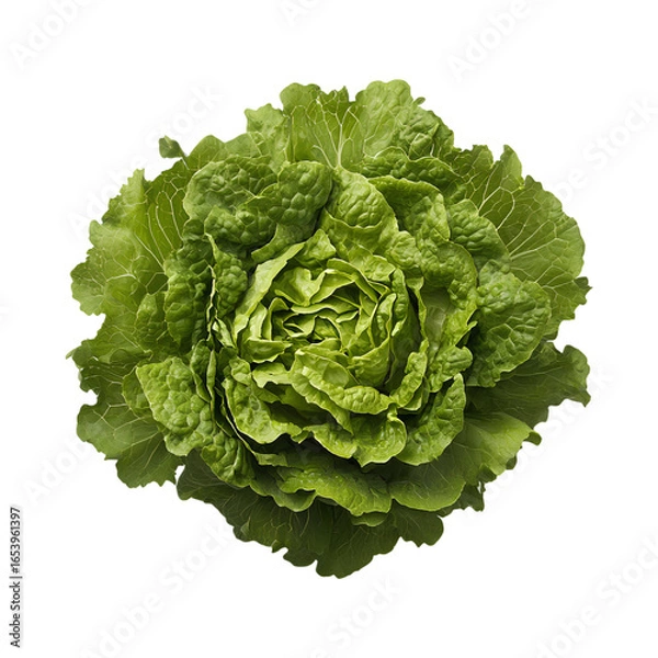 Obraz cabbage isolated on white background