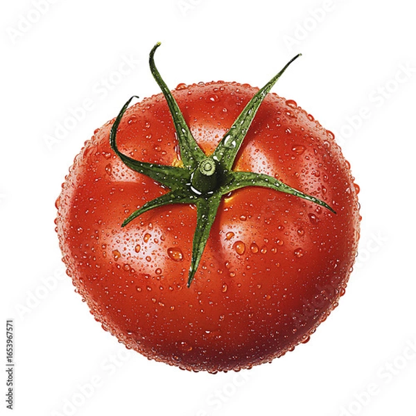 Obraz tomato isolated on white background