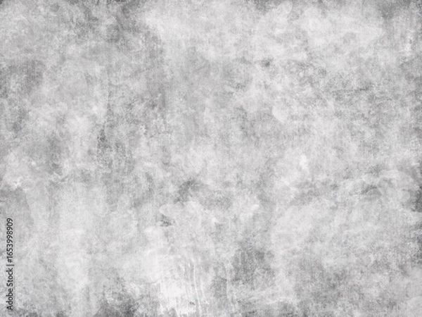 Fototapeta Concrete wall white grey color for background. Old grunge textures with scratches and cracks. White painted cement wall texture.