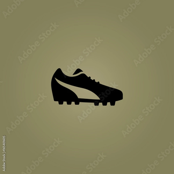 Fototapeta football cleats or boots icon. flat design