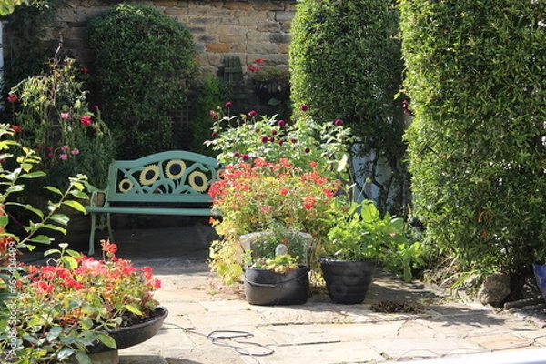 Obraz Blumen in einem Garten in England