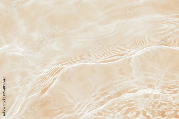 Obraz ベージュトーンの美しい水面反射テクスチャ