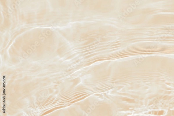 Obraz ベージュトーンの美しい水面反射テクスチャ