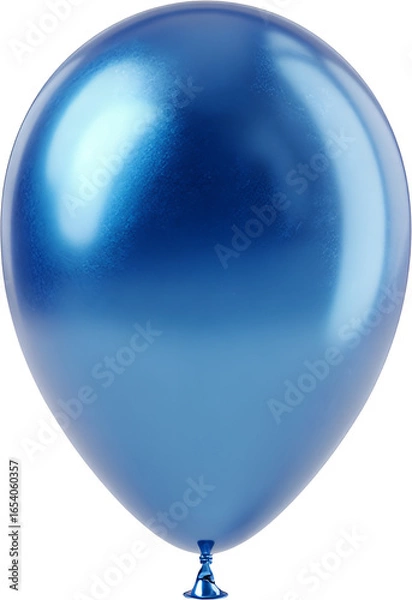 Obraz blue balloon isolated on white