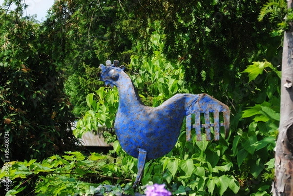 Obraz Gockelhahn aus Metall