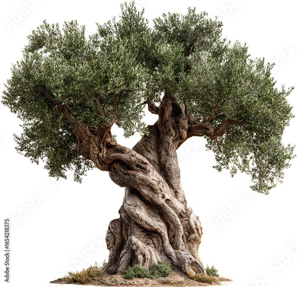 Obraz old tree isolated