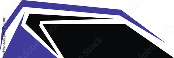 Fototapeta Velocity Stripe Dynamic Racing Decals and Flag Stickers for High Speed Style
