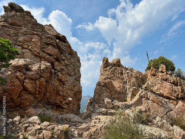 Fototapeta Bocca D'Usciolu sur le GR20-Sud en Corse