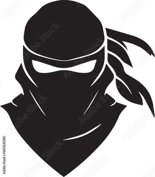 Obraz Ninja Masked Face