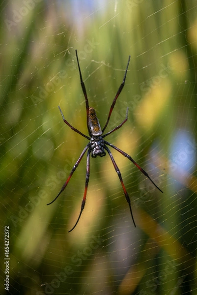 Obraz Golden Orb Weaver Spider on Web