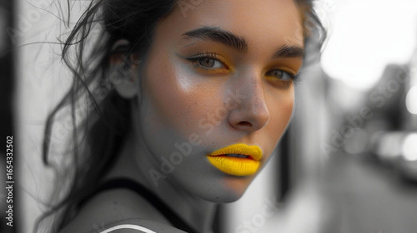 Fototapeta neon makeup