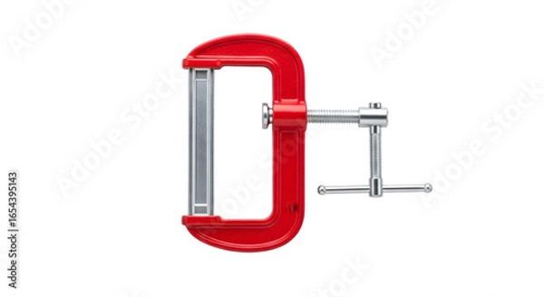 Obraz red pipe wrench