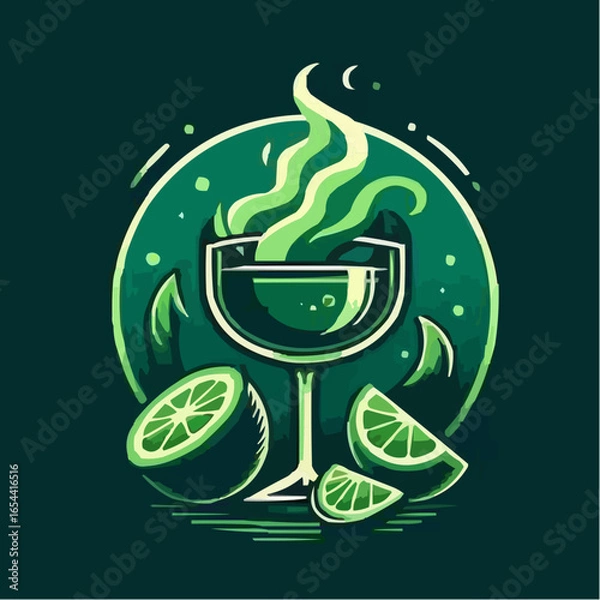 Fototapeta 
representation of a sophisticated drink
 76