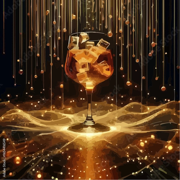 Fototapeta 
representation of a sophisticated drink
 72