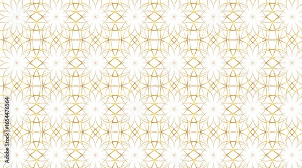 Fototapeta vector seamless pattern with golden stars