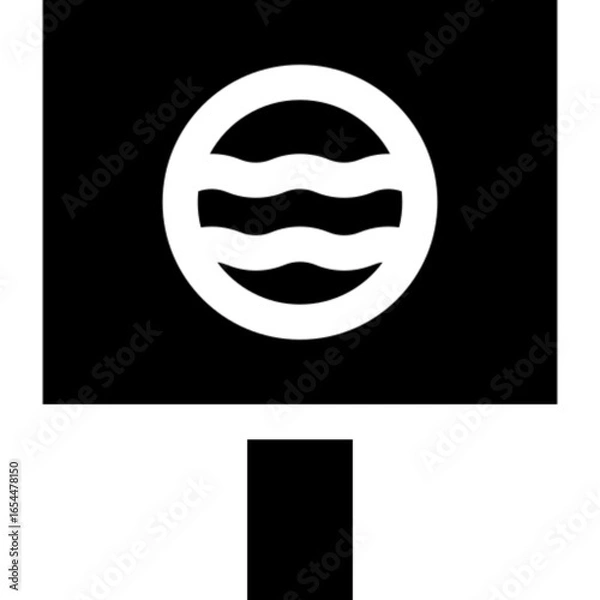 Obraz Save The Ocean Icon