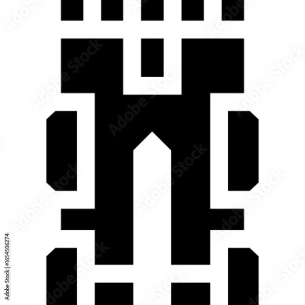 Obraz Trousers Vector Icon