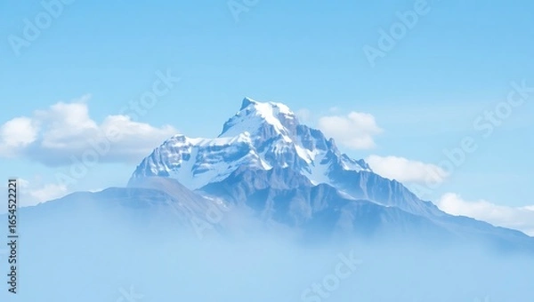 Obraz snow covered mountains