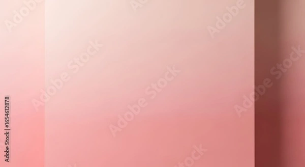 Fototapeta Soft Gradient Background in Light Pink Color Shades for Elegant Designs, Minimalistic Themes, or Creative Projects and Digital Art Applications
