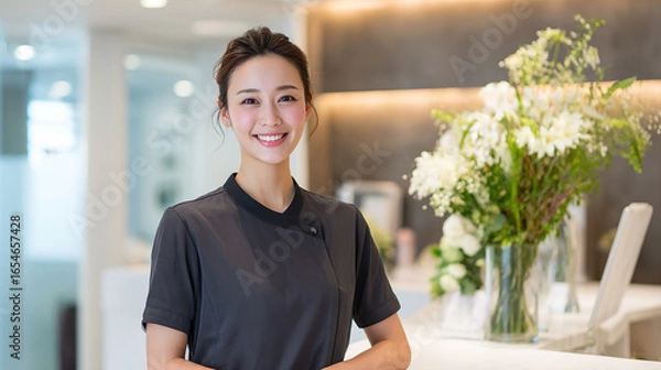 Obraz 美容クリニックの受付05