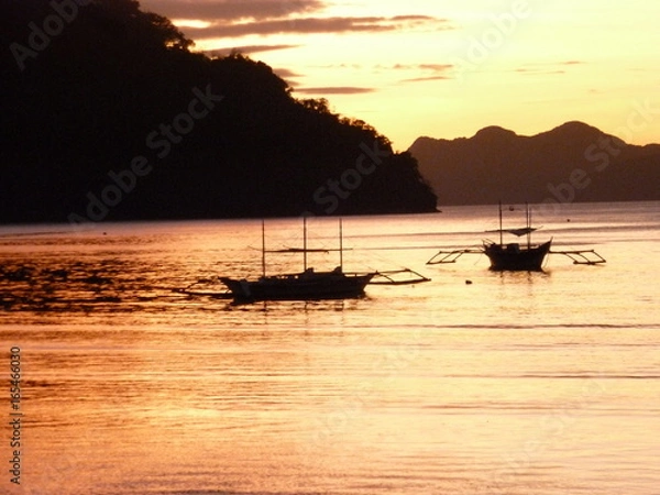 Obraz coucher de soleil