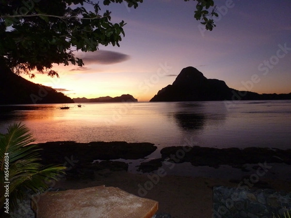 Obraz coucher de soleil