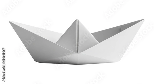 Obraz Isolated Paper Boat