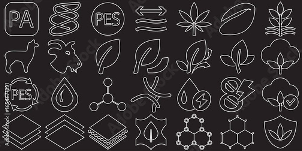 Fototapeta Material composition icon. Vector illustration. EPS 10/AI