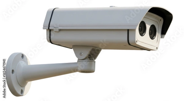 Fototapeta Isolated Security Camera