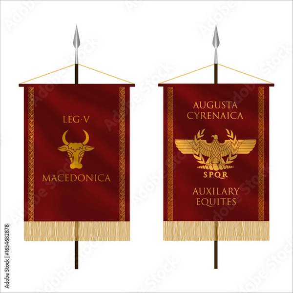 Obraz Roman legion flag