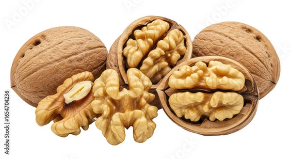 Obraz Isolated Walnuts