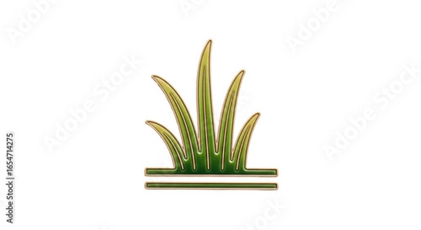 Fototapeta Isolated grass