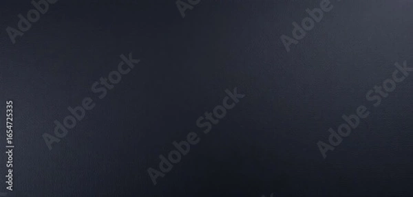 Fototapeta Deep, matte black paint surface, subtly textured, smooth, background