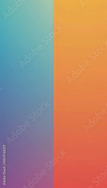 Fototapeta A close up of a blue and orange gradient background.