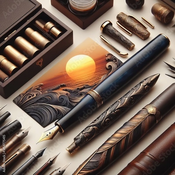 Obraz Materials blend k support nib