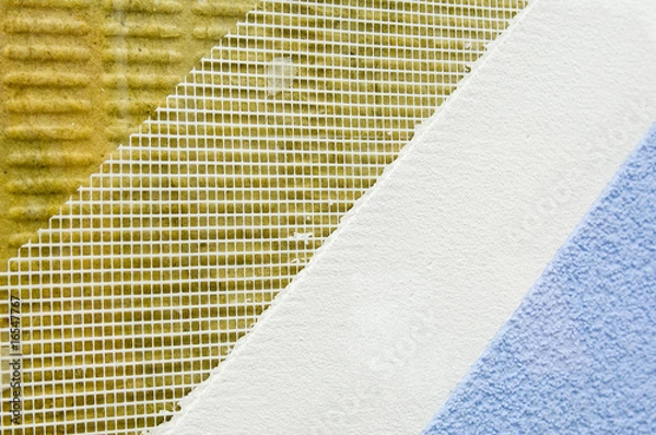 Fototapeta Aufbau Fassadenputz