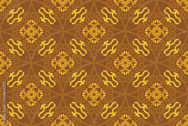 Fototapeta seamless pattern with retro color