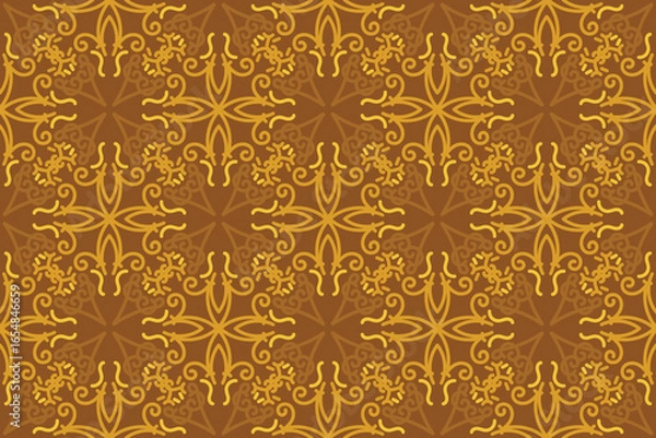 Fototapeta seamless pattern with retro color