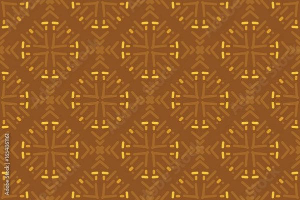 Fototapeta seamless pattern with retro color