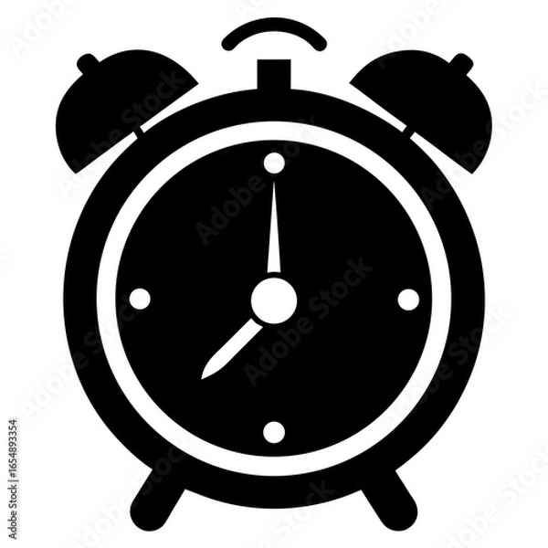 Obraz alarm clock vector illustration