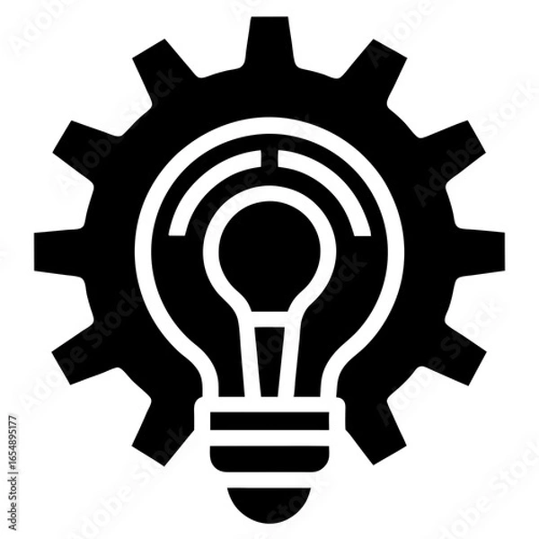 Obraz vector light bulb icon