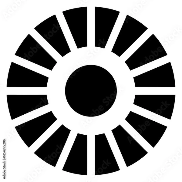 Obraz vector illustration of a circle