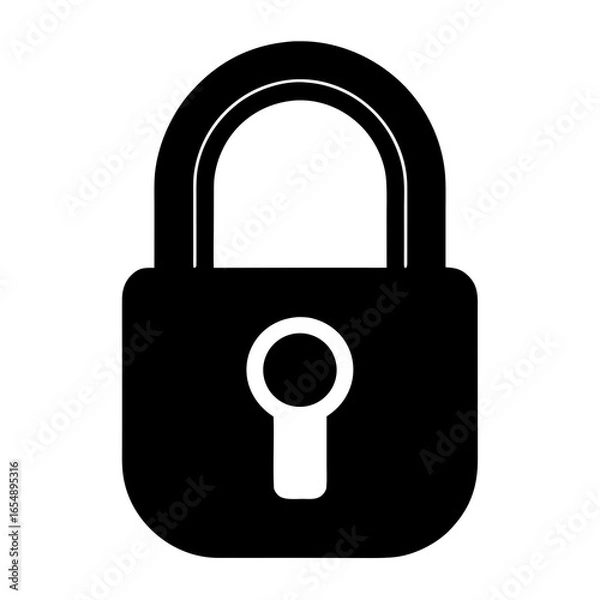 Obraz lock icon vector illustration isolated