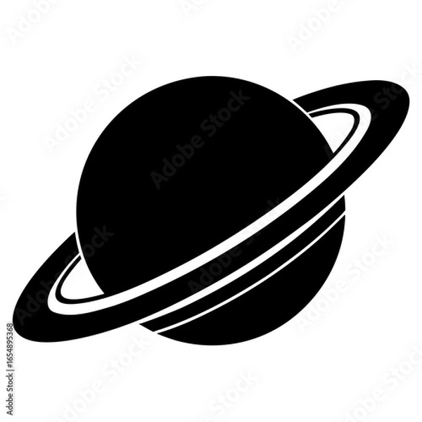 Obraz vector illustration of a black hat