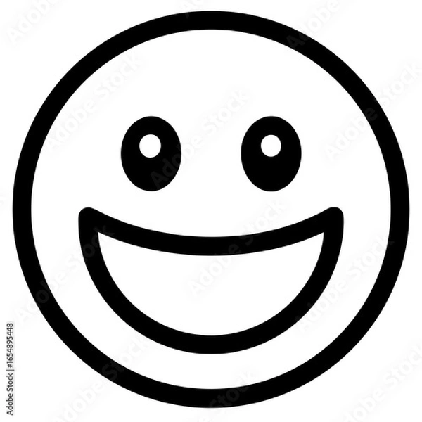 Obraz smiley face with smile