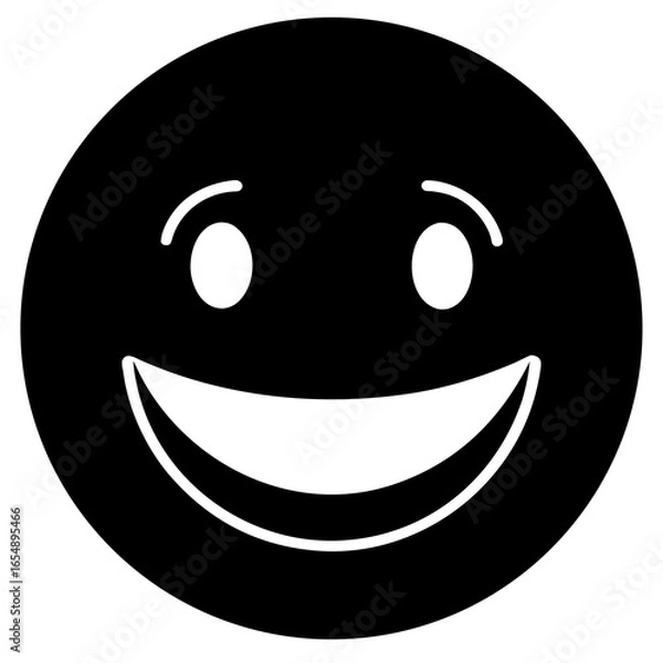 Obraz smiley face with smile